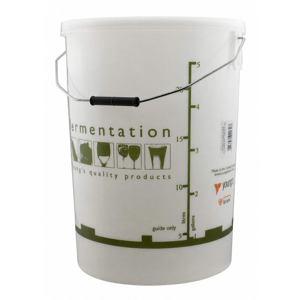 Young's 25L Fermentation Bucket with Solid Lid