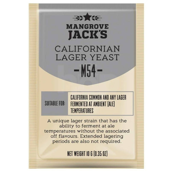Mangrove Jack's M54 - Californian Lager Yeast 10g