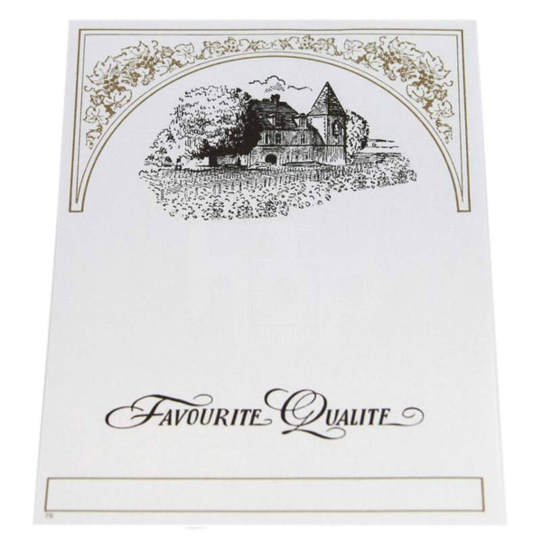 Wine Bottle Labels - White (Vineyard)