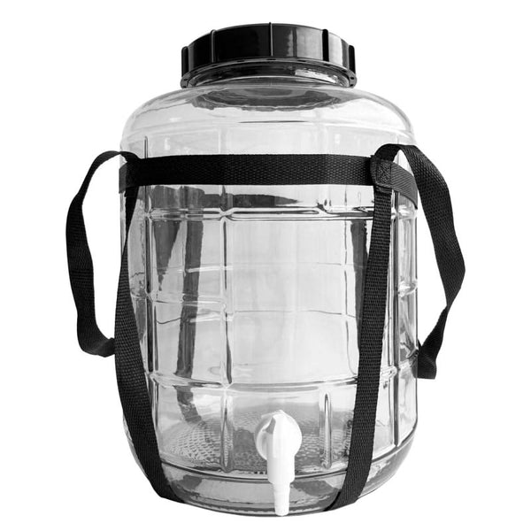 Large Wide Mouth Glass Carboy with Tap – 22.3L