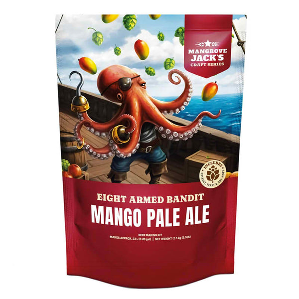 Mangrove Jack's Craft Series Mango Pale Ale Beer Kit – Eight Armed Bandit