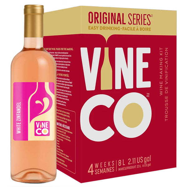 VineCo Original Series White Zinfandel 30 Bottle Wine Kit