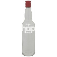 700ml Clear Glass Screw Top Bottles