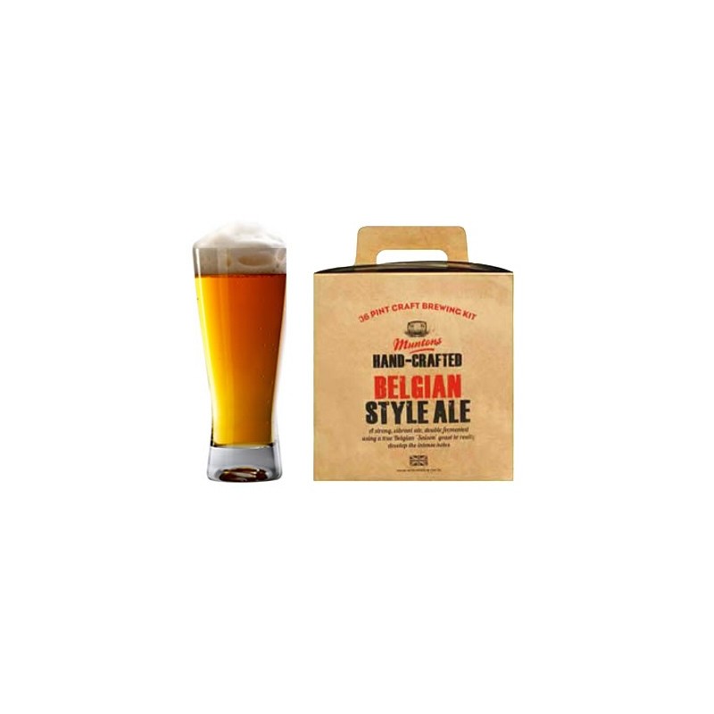 Muntons Hand Crafted Belgian Style Ale Beer Kit