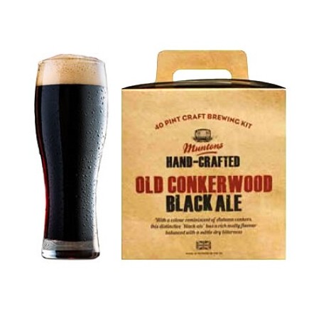 Muntons Hand Crafted Old Conkerwood Black Ale Beer Kit