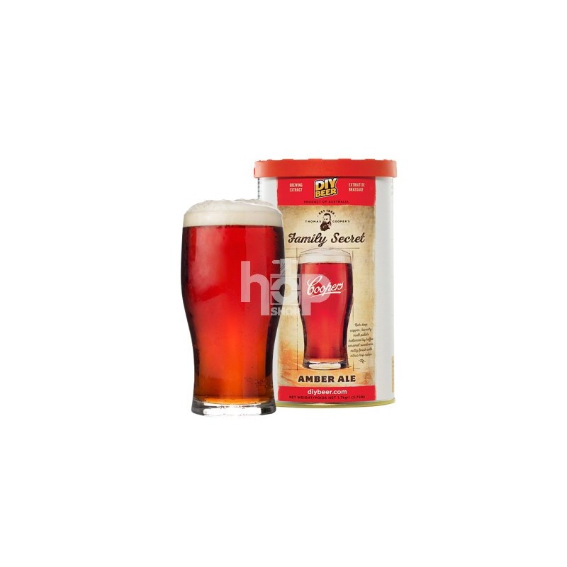 Coopers Family Secret Amber Ale Beer Kit