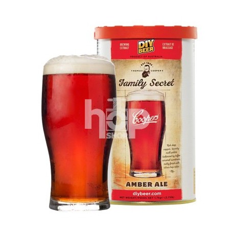 Coopers Family Secret Amber Ale Beer Kit