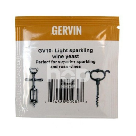 Gervin GV10 Light Sparkling Wine Yeast Gervin GV10 Light Sparkling Wine Yeast