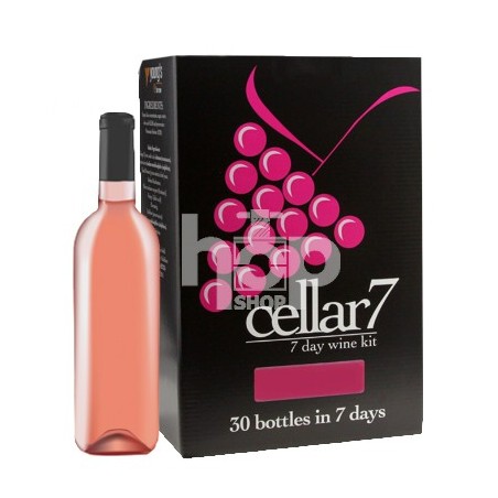 Cellar 7 Wine Kit, Merlot Blush