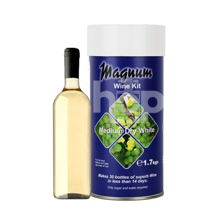 Magnum Medium Dry White Wine Kit