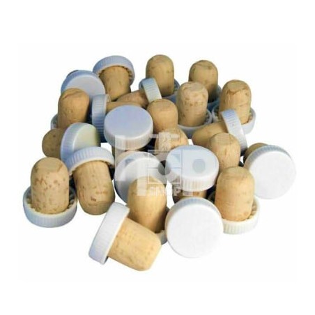 White Plastic Top Wine Corks