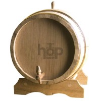 Treated Oak Barrel With Tap...