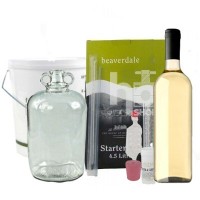 Wine making equipment for white 6 bottle wine kit