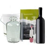 Wine making equipment for red 6 bottle wine kit