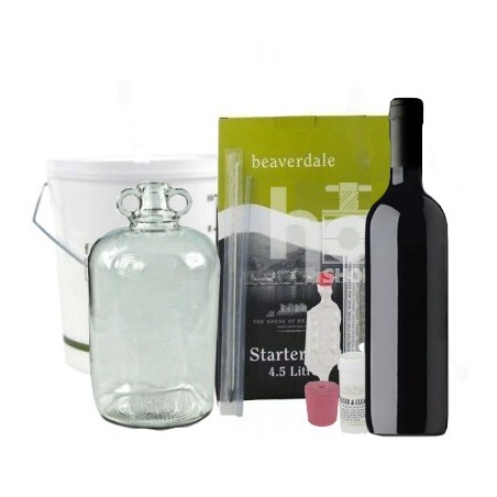 Wine making equipment for red 6 bottle wine kit