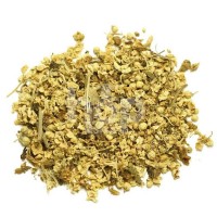 50g of dried elderflowers ready for use in homebrewing wines, beers, and cordials.