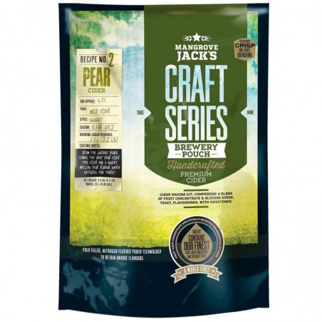 Mangrove Jacks Craft Series, Pear Cider Brew kit Mangrove Jacks Craft Series, Pear Cider Brew kit