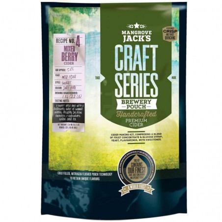 Mangrove Jacks Craft Series, Mixed Berry Cider Making Kit Mangrove Jacks Craft Series, Mixed Berry Cider Making Kit
