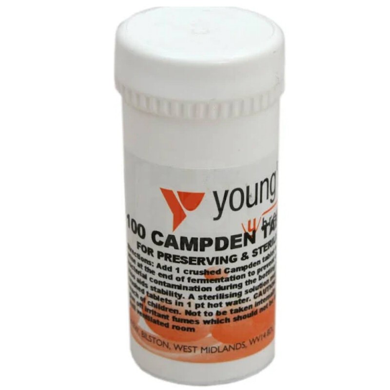 Campden Tablets (100) Essential for Winemaking and Preservation