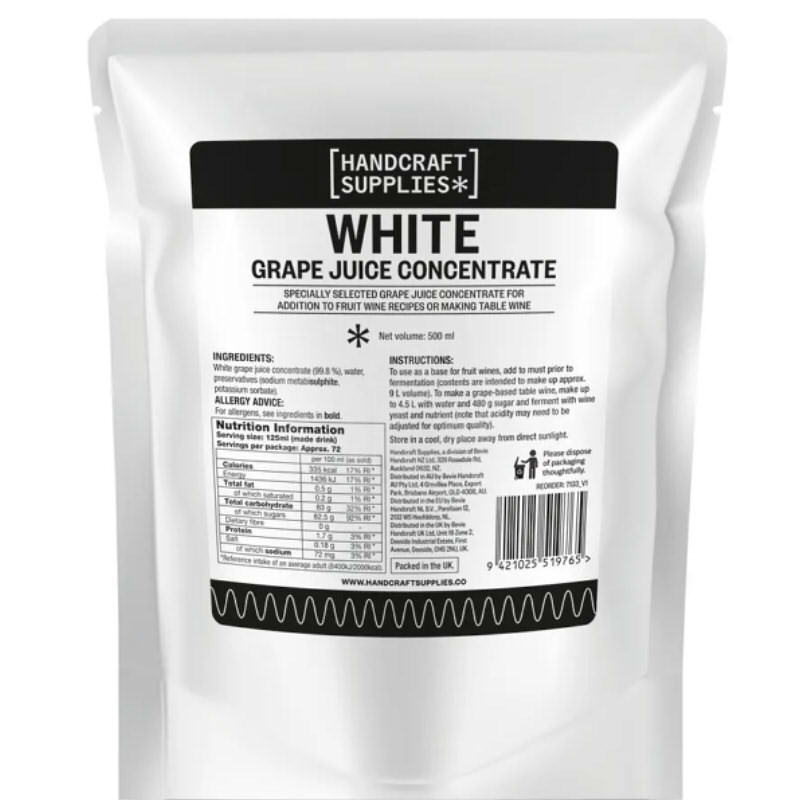 White Grape Juice Concentrate 500ml