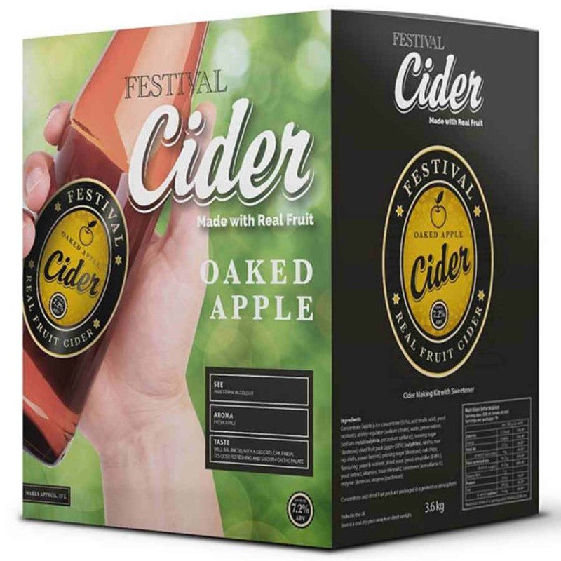 Festival Oaked Apple, Real Fruit Cider Kit