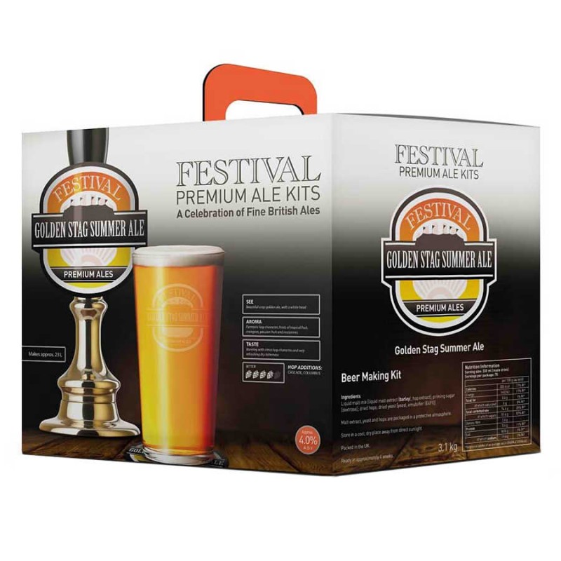 Festival Golden Stag Summer Ale 40 Pint Beer Kit
