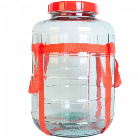 20L Wide Neck Glass Carboy with Screw Lid