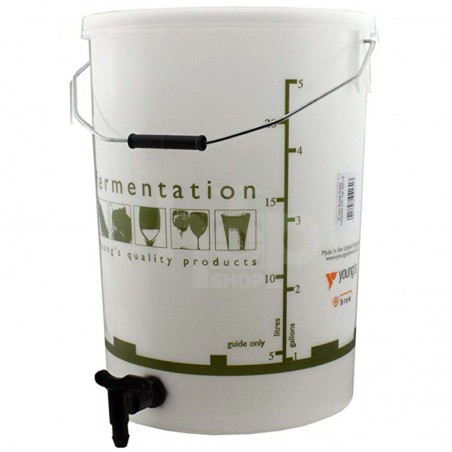 Youngs 25L Fermentation Bucket with tap
