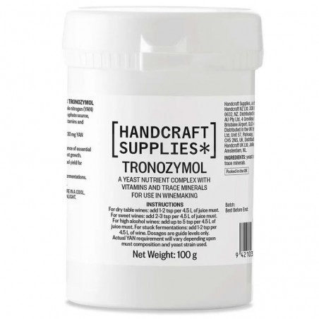 Tronozymol 100g Wine Yeast Nutrient Tronozymol 100g Wine Yeast Nutrient