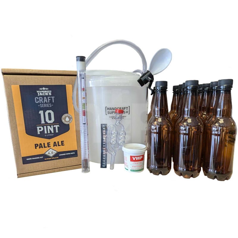 Mangrove Jack's 10 Pints Homebrew Kit, Equipment and PET Bottles