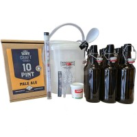 Mangrove Jack's 10 Pints Homebrew Kit, Equipment and Glass Swing Top Bottles