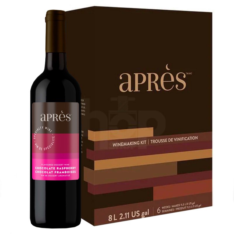 Apres Chocolate Raspberry Dessert Wine Kit