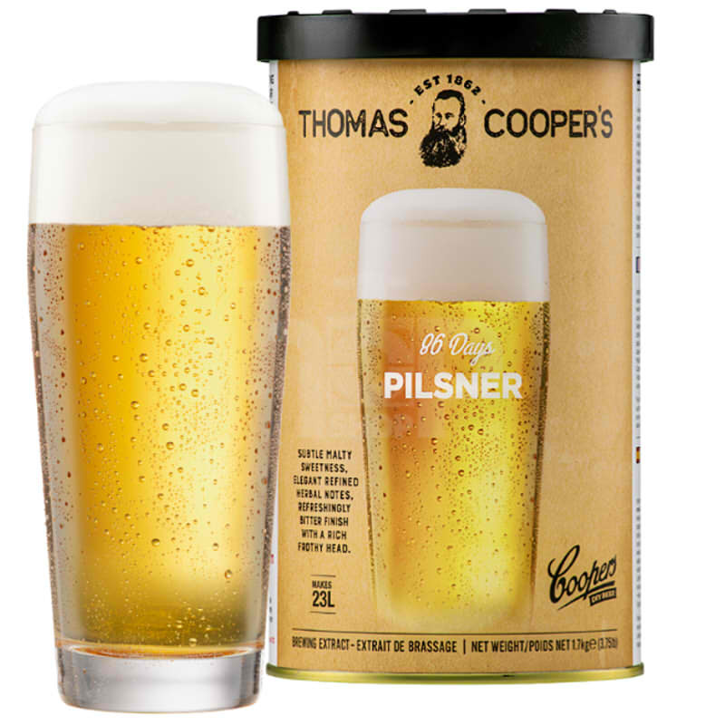 Coopers 86 Days Pilsner Lager Beer Kit