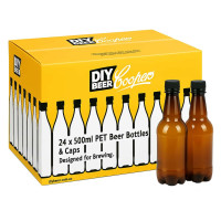Home Brew Beer Bottles 500ml PET