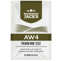 Mangrove Jack's AW4 Wine Yeast sachet – 8g packet for aromatic white and rosé wine