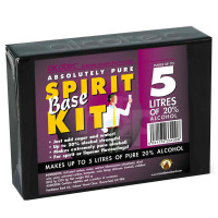 Alcotec Spirit Base Kit for 5 Litres, used to create base alcohol with up to 20% ABV.