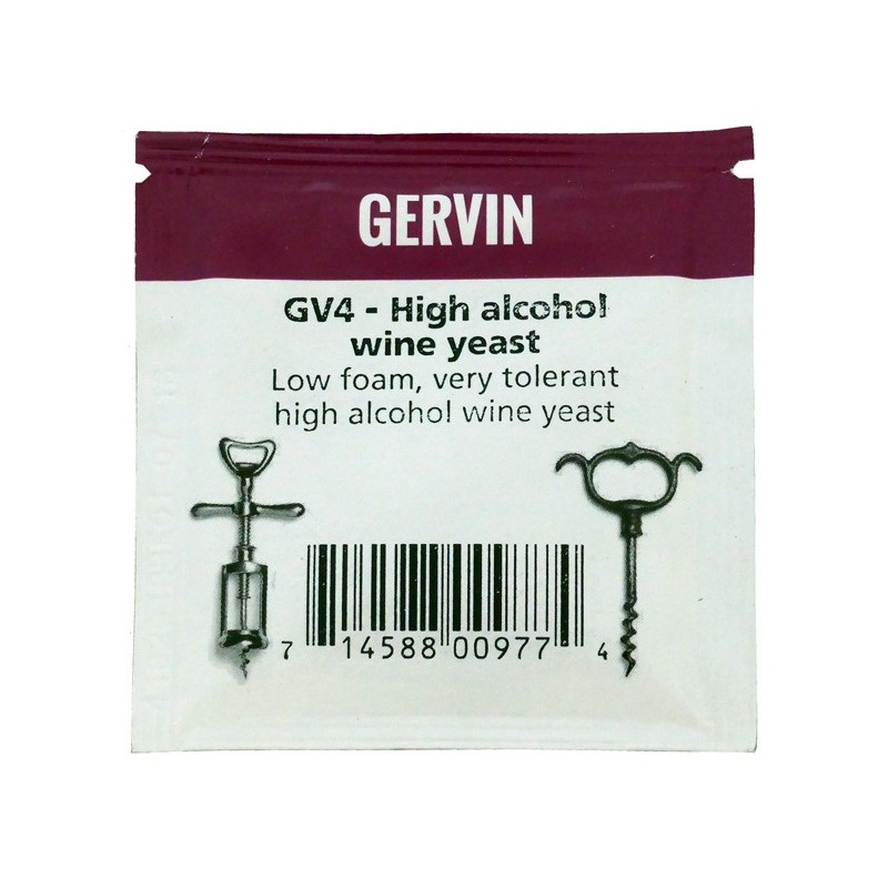 Gervin GV4 High Alcohol Wine Yeast
