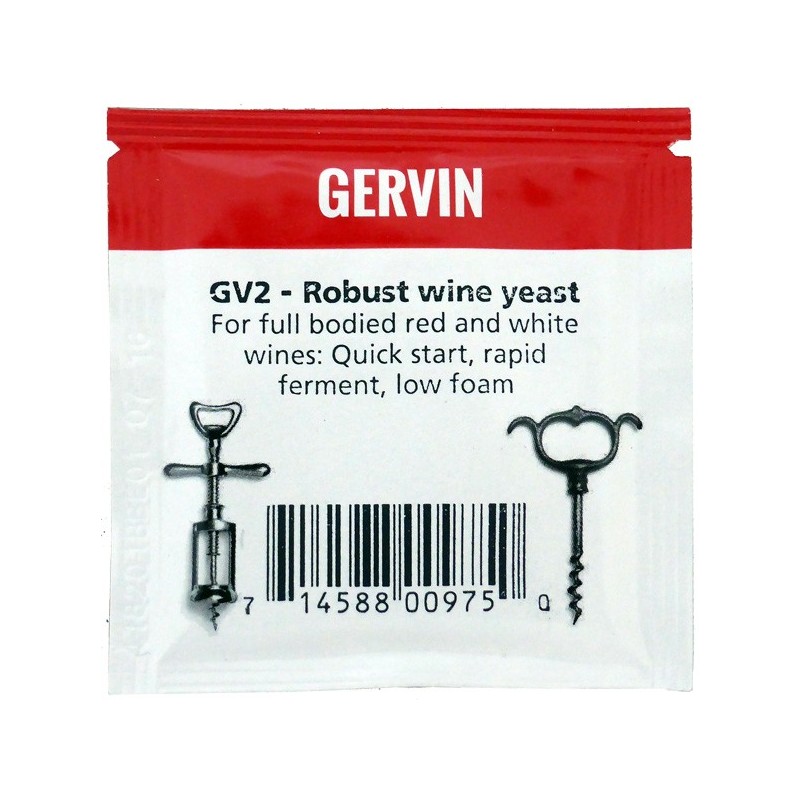 Gervin GV2 Robust Wine Yeast