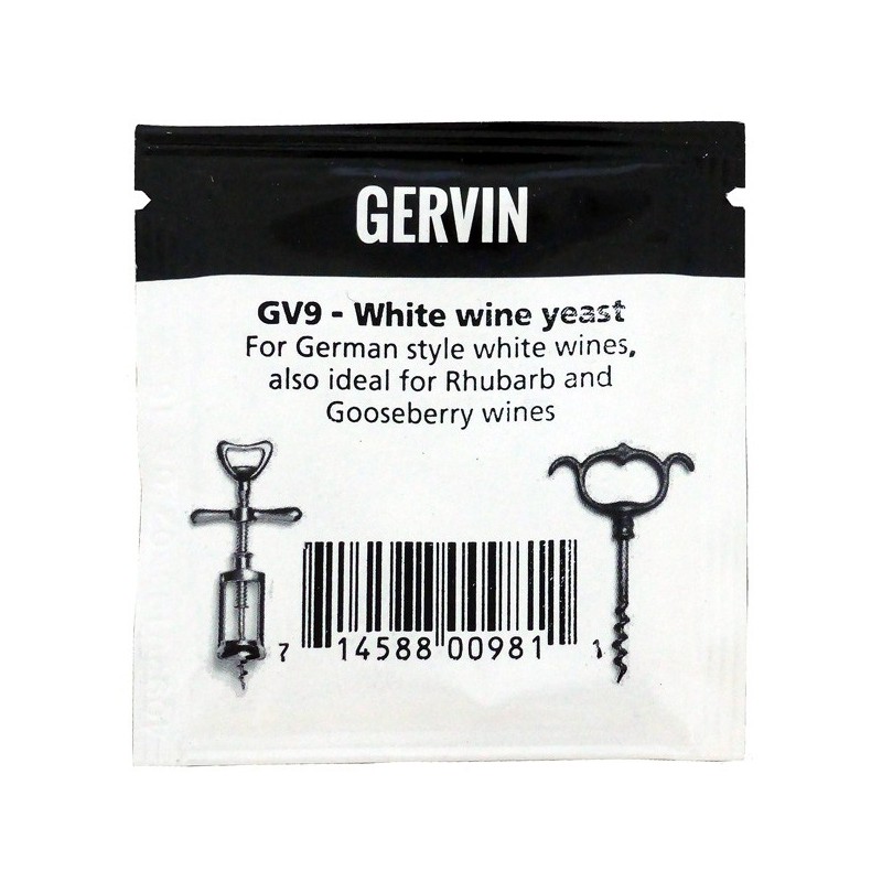 Gervin GV9 White Wine Yeast