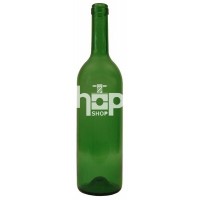 750ml Green Glass Wine...