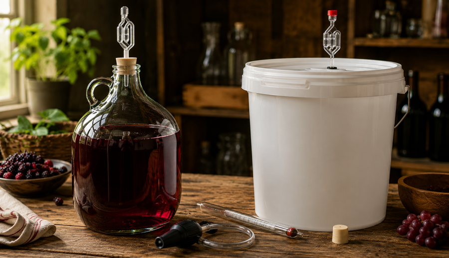 Demijohn vs Fermentation Bucket: Which Should You Use?