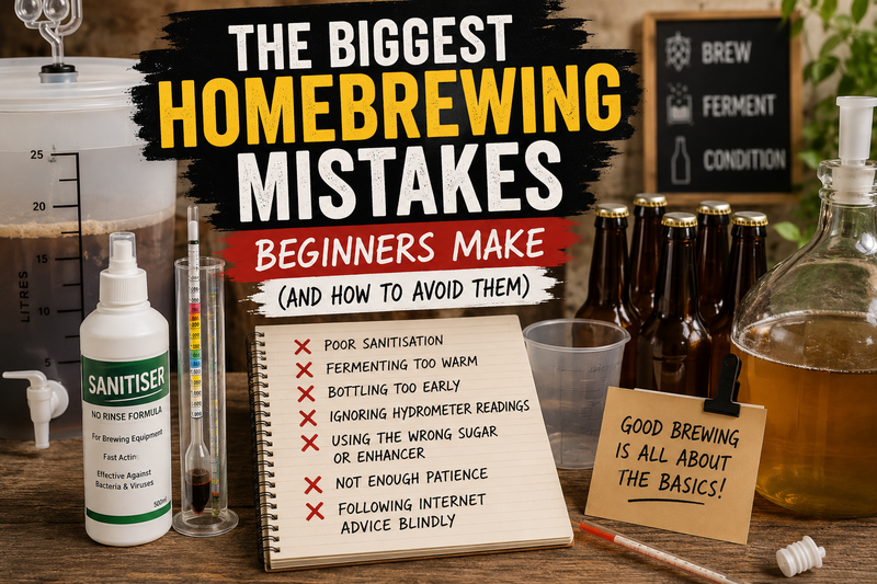 The Biggest Homebrewing Mistakes Beginners Make (And How to Avoid Them)