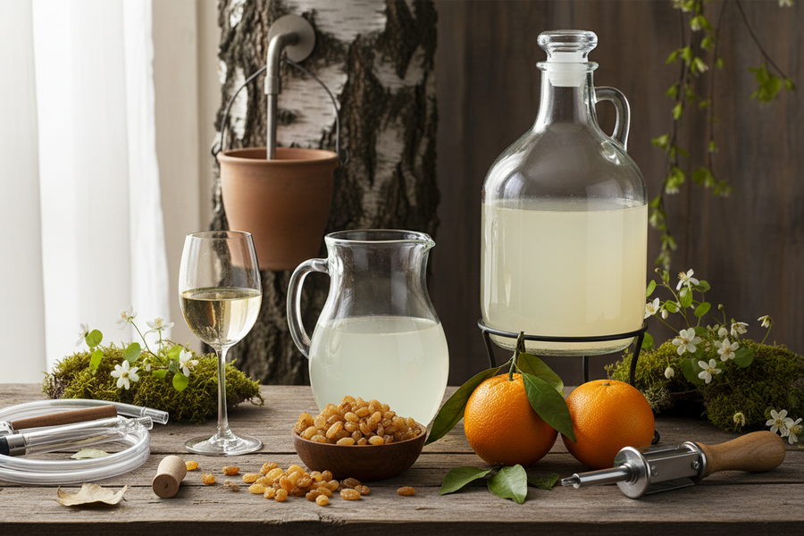 Birch Sap Wine