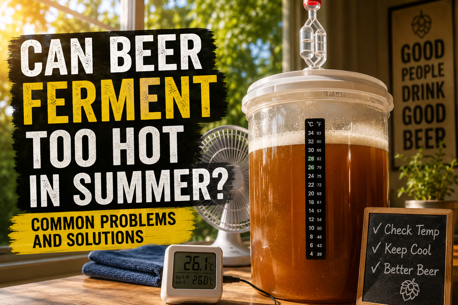 Can Beer Ferment Too Hot in Summer?