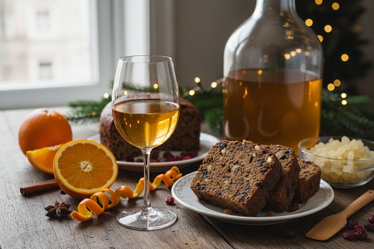 Golden Sweet Wine (Christmas Pudding Wine)