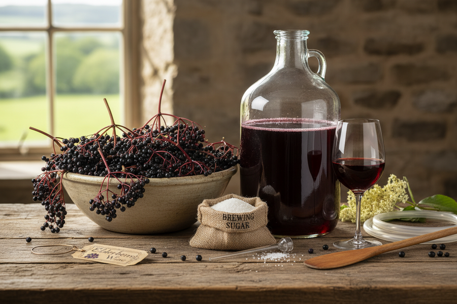 Elderberry Wine Recipe