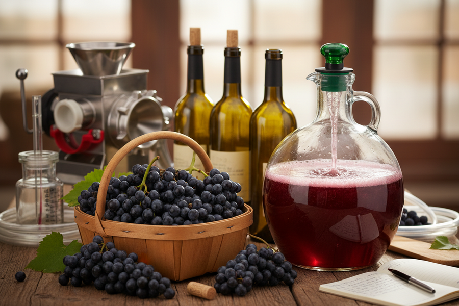Homemade Wine: Wine Making for Beginners