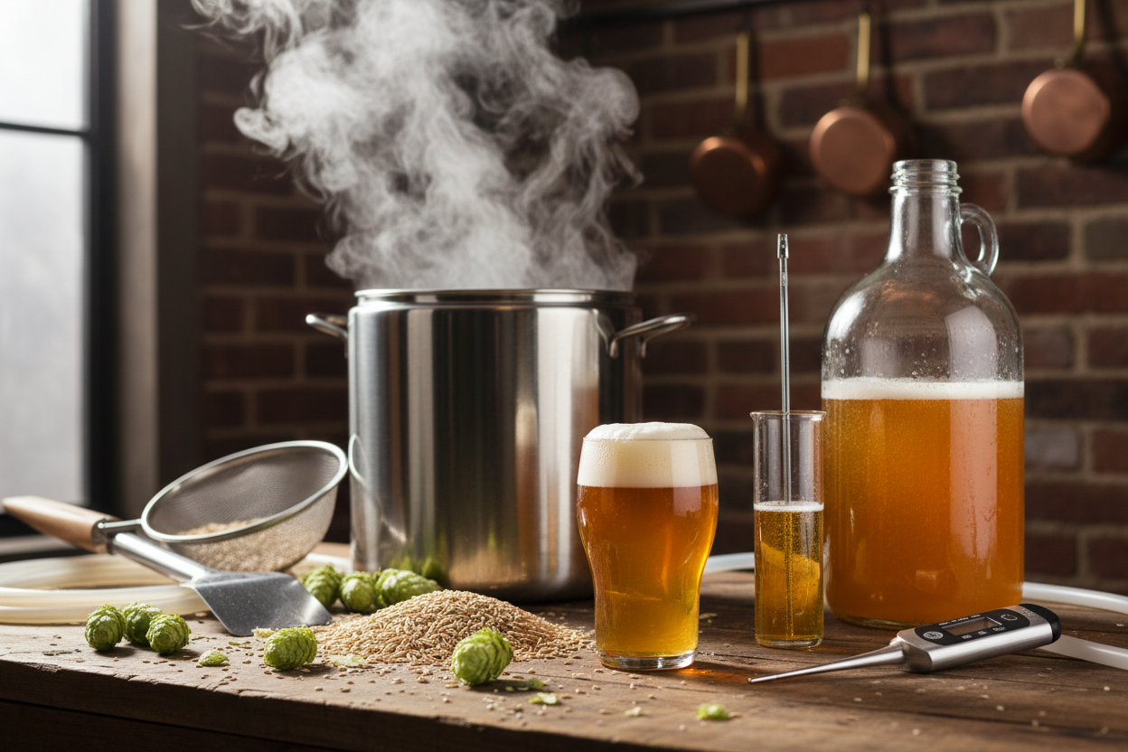 How to Brew Beer at Home: A Beginner’s Guide