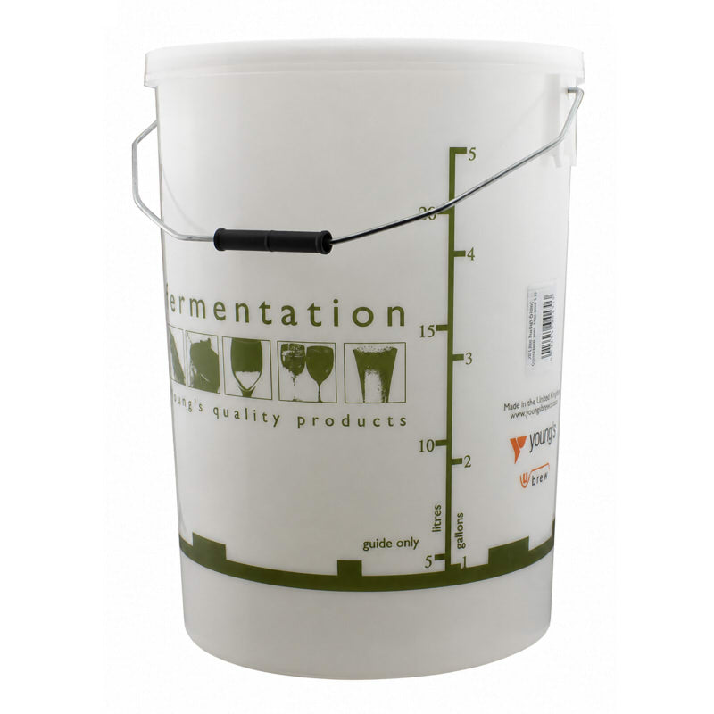 Young's 25L Fermentation Bucket with Solid Lid
