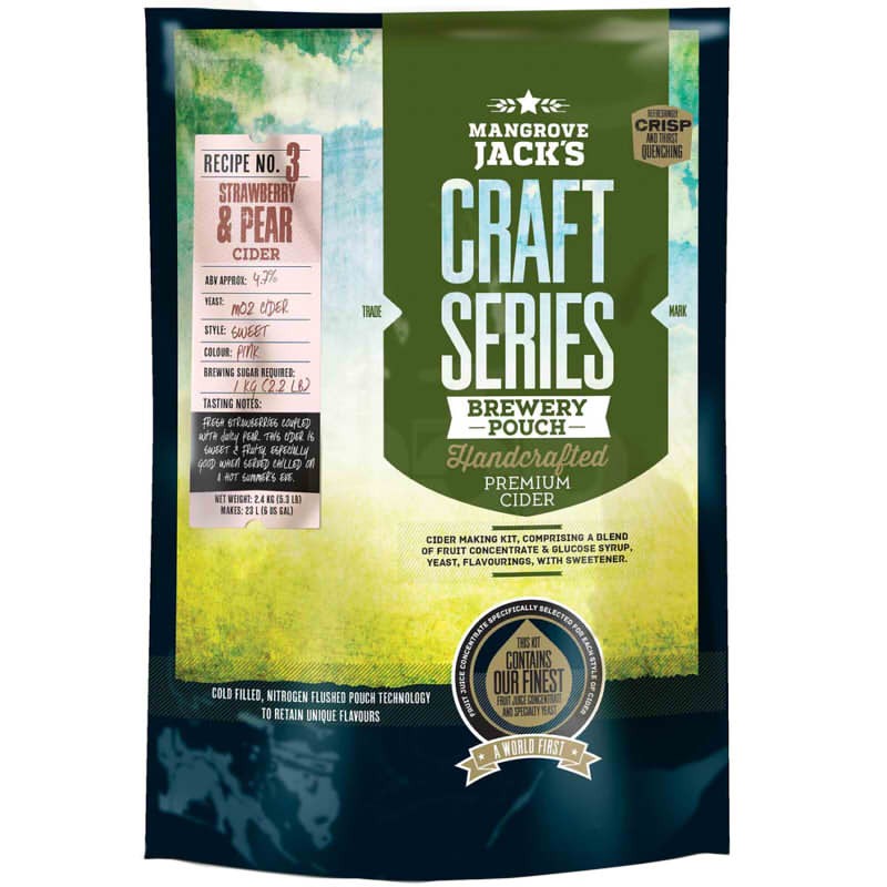 Mangrove Jack's - Strawberry and Pear Cider Kit